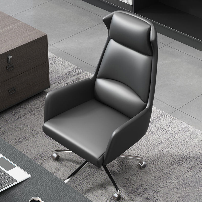 Modern & Contemporary Executive Chair Fixed Arms Ergonomic Managers Chair Clearhalo 'furn' 'furn_office_chair' 'Furniture' 'furniture_office_chair' 'Office Chairs' 'Office Furniture' 'office_chair' 5056683