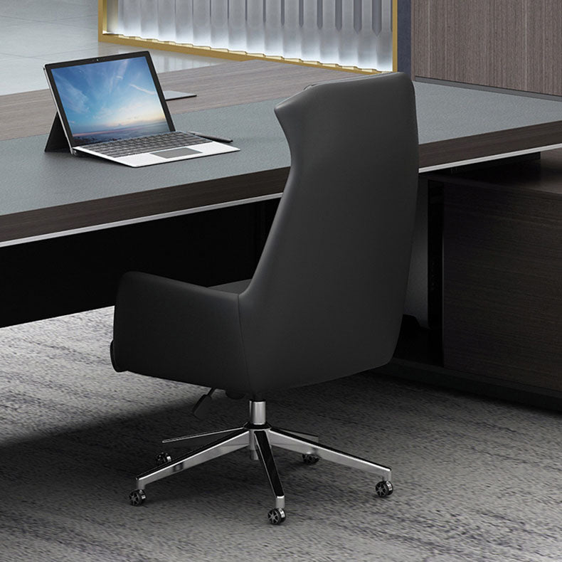 Modern & Contemporary Executive Chair Fixed Arms Ergonomic Managers Chair Clearhalo 'furn' 'furn_office_chair' 'Furniture' 'furniture_office_chair' 'Office Chairs' 'Office Furniture' 'office_chair' 5056686