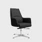 Modern & Contemporary Executive Chair Fixed Arms Ergonomic Managers Chair Black Without Casters Mid-Back (14-22 in.) Clearhalo 'furn' 'furn_office_chair' 'Furniture' 'furniture_office_chair' 'Office Chairs' 'Office Furniture' 'office_chair' 5056687