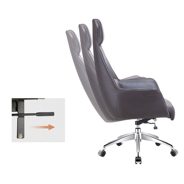 Modern & Contemporary Executive Chair Fixed Arms Ergonomic Managers Chair Clearhalo 'furn' 'furn_office_chair' 'Furniture' 'furniture_office_chair' 'Office Chairs' 'Office Furniture' 'office_chair' 5056697