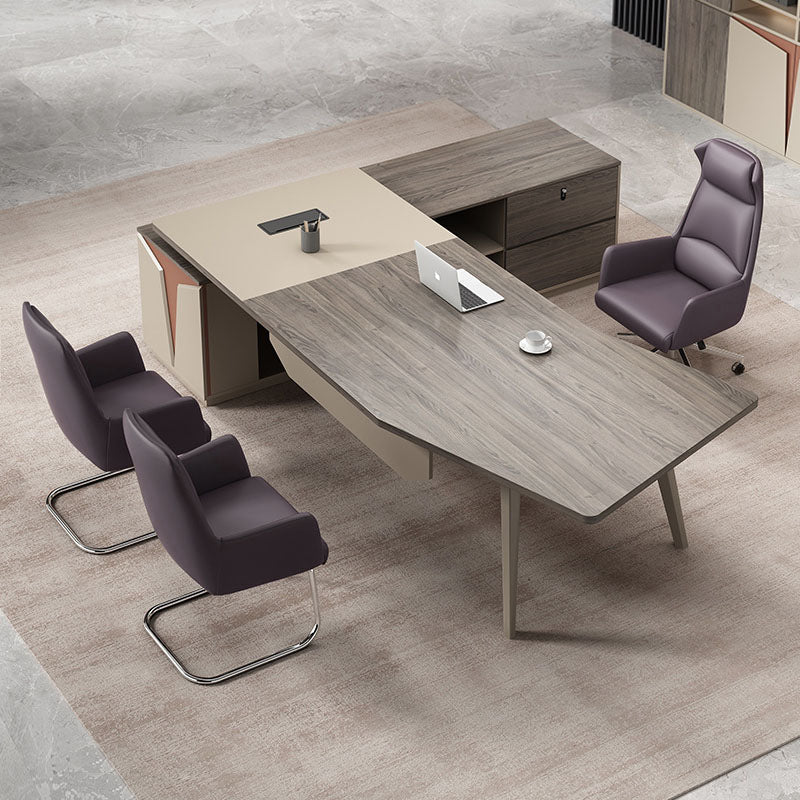 Modern & Contemporary Executive Chair Fixed Arms Ergonomic Managers Chair Clearhalo 'furn' 'furn_office_chair' 'Furniture' 'furniture_office_chair' 'Office Chairs' 'Office Furniture' 'office_chair' 5056701