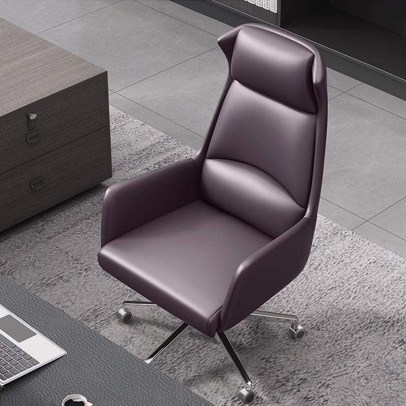 Modern & Contemporary Executive Chair Fixed Arms Ergonomic Managers Chair Clearhalo 'furn' 'furn_office_chair' 'Furniture' 'furniture_office_chair' 'Office Chairs' 'Office Furniture' 'office_chair' 5056706