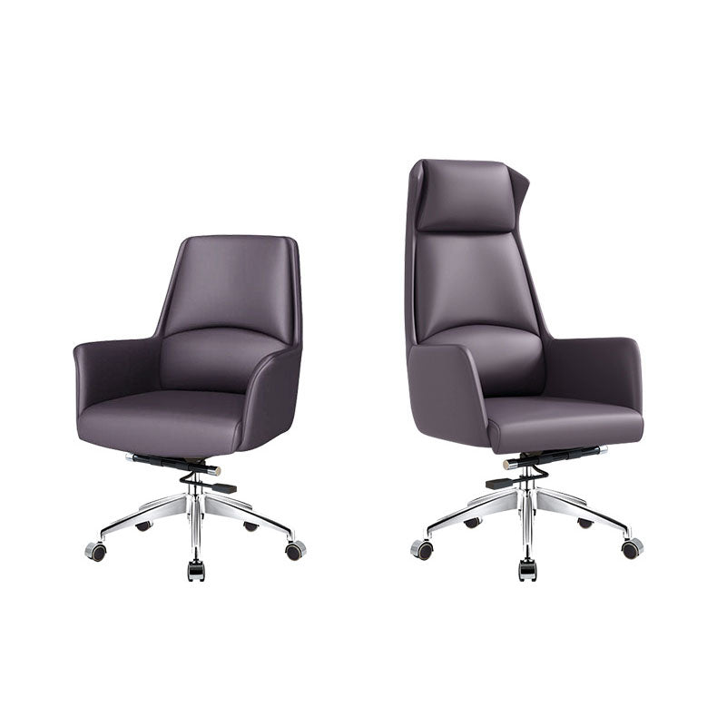 Modern & Contemporary Executive Chair Fixed Arms Ergonomic Managers Chair Clearhalo 'furn' 'furn_office_chair' 'Furniture' 'furniture_office_chair' 'Office Chairs' 'Office Furniture' 'office_chair' 5056707