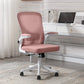 Contemporary Four-Tone Color Chair Adjustable Arms Mesh Office Desk Chair White-Pink Without Headrest Clearhalo 'furn' 'furn_office_chair' 'Furniture' 'furniture_office_chair' 'Office Chairs' 'Office Furniture' 'office_chair' 5056724