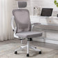 Contemporary Four-Tone Color Chair Adjustable Arms Mesh Office Desk Chair White-Gray With Headrest Clearhalo 'furn' 'furn_office_chair' 'Furniture' 'furniture_office_chair' 'Office Chairs' 'Office Furniture' 'office_chair' 5056730