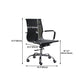 Modern & Contemporary Black Office Chair Fixed Arms Mesh Office Chair Clearhalo 'furn' 'furn_office_chair' 'Furniture' 'furniture_office_chair' 'Office Chairs' 'Office Furniture' 'office_chair' 5056756