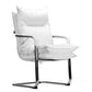 Silver Aluminium Modern Desk Chair with High Back Conference Chair White Clearhalo 'furn' 'furn_office_chair' 'Furniture' 'furniture_office_chair' 'Office Chairs' 'Office Furniture' 'office_chair' 5057555