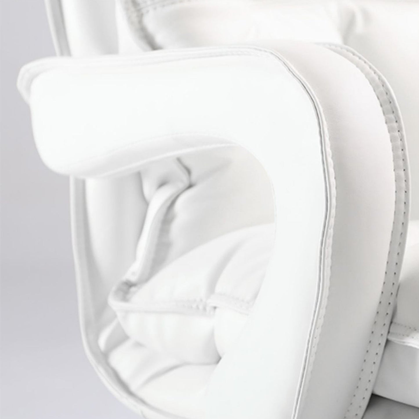 Silver Aluminium Modern Desk Chair with High Back Conference Chair Clearhalo 'furn' 'furn_office_chair' 'Furniture' 'furniture_office_chair' 'Office Chairs' 'Office Furniture' 'office_chair' 5057560