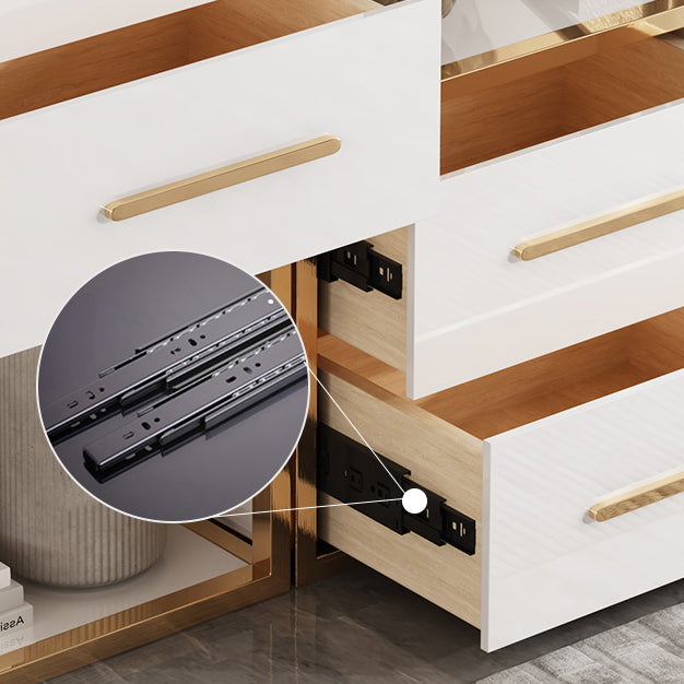 Glam Style Bookshelf Open Back Bookcase for Home Office and Study Room Clearhalo 'Bookcases' 'furn' 'furn_bookcases' 'Furniture' 'furniture_bookcases' 'Office Furniture' 5057585