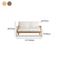 Linen Contemporary Square Arm Sofa Wooden Standard Sofa for Living Room, Apartment Clearhalo 'furn' 'furn_sofas' 'Furniture' 'furniture_sofas' 'Living Room Furniture' 'Sofa' 'sofas' 5057694
