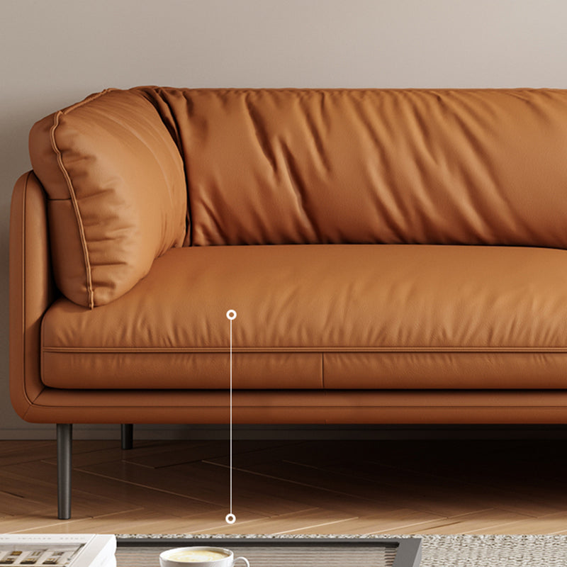 Glam Cushions Standard Pillow Top Arm Stationary Settee for Living Room Clearhalo 'furn' 'furn_sofas' 'Furniture' 'furniture_sofas' 'Living Room Furniture' 'Sofa' 'sofas' 5057709