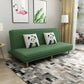 Contemporary Tight Back Armless Convertible Cotton Blend Sofa Bed Blackish Green Clearhalo 'furn' 'furn_sofas' 'Furniture' 'furniture_sofas' 'Living Room Furniture' 'Sofa' 'sofas' 5057740