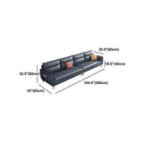 Living Room Stationary Pillow Top Arm Sewn Pillow Back Blue Sofa Clearhalo 'furn' 'furn_sofas' 'Furniture' 'furniture_sofas' 'Living Room Furniture' 'Sofa' 'sofas' 5057765
