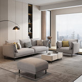 Slipcovered Stationary Pillow Top Arm Cushions Sofa for Living Room Clearhalo 'furn' 'furn_sofas' 'Furniture' 'furniture_sofas' 'Living Room Furniture' 'Sofa' 'sofas' 5057787