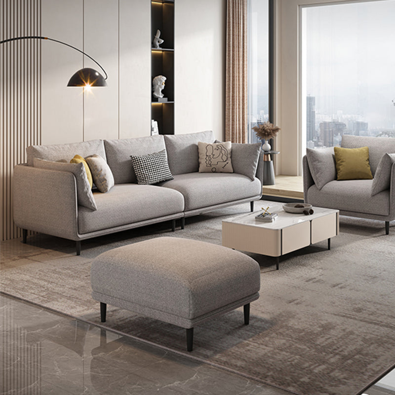 Slipcovered Stationary Pillow Top Arm Cushions Sofa for Living Room Clearhalo 'furn' 'furn_sofas' 'Furniture' 'furniture_sofas' 'Living Room Furniture' 'Sofa' 'sofas' 5057794