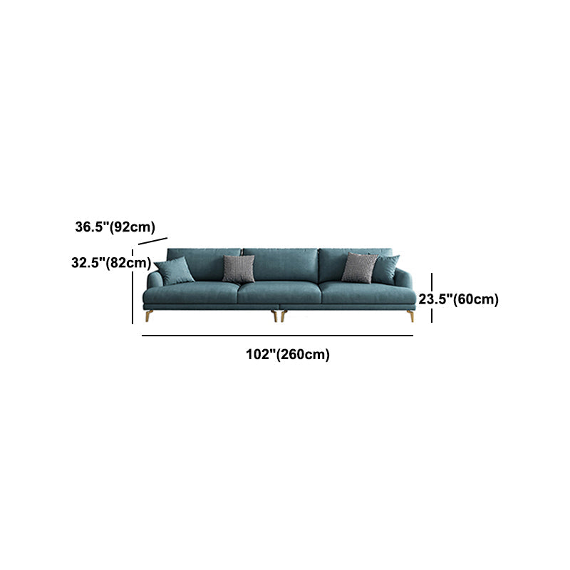 Contemporary Faux Leather Recessed Arm Furniture Sectionals in Green Clearhalo 'furn' 'furn_sectionals' 'Furniture' 'furniture_sectionals' 'Living Room Furniture' 'Sectionals' 5058050