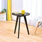 3 Legs End Table Natural/black/white Round Wood Side End Table 23.6"L x 23.6"W x 27.6"H Black Black Clearhalo 'Coffee & Accent Tables' 'End & Side Tables' 'end_side_table' 'Furniture' 'furniture_end_side_table' 'Living Room Furniture' 5058141