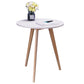 3 Legs End Table Natural/black/white Round Wood Side End Table Clearhalo 'Coffee & Accent Tables' 'End & Side Tables' 'end_side_table' 'Furniture' 'furniture_end_side_table' 'Living Room Furniture' 5058142
