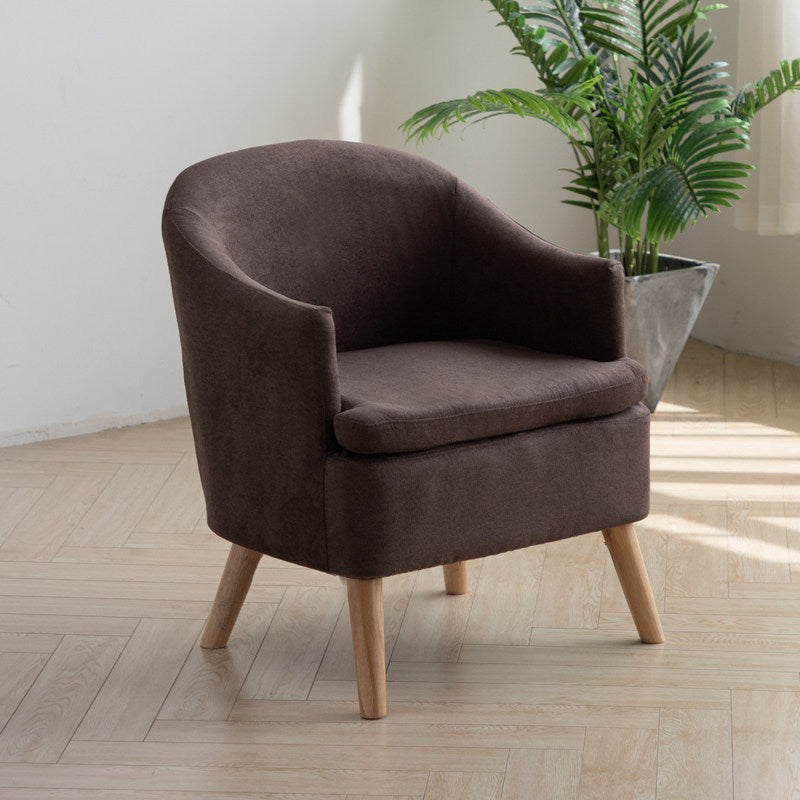 Linen Chair 25" L x22.8" W x28.7" H Arms Included Chair for Living Room Coffee Clearhalo 'Accent Chairs' 'accent_chairs' 'Chairs & Seating' 'furn' 'furn_accent_chairs' 'Furniture' 'furniture_accent_chairs' 'Living Room Furniture' 5058271