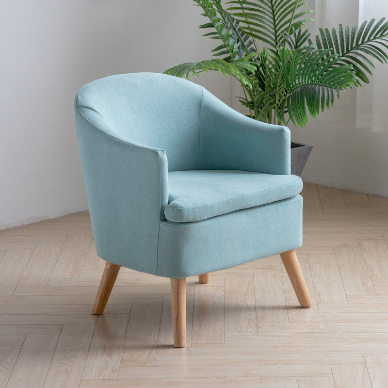 Linen Chair 25" L x22.8" W x28.7" H Arms Included Chair for Living Room Mint Green Clearhalo 'Accent Chairs' 'accent_chairs' 'Chairs & Seating' 'furn' 'furn_accent_chairs' 'Furniture' 'furniture_accent_chairs' 'Living Room Furniture' 5058273