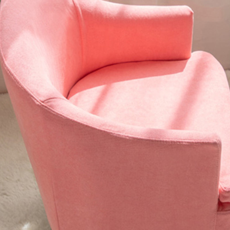 Linen Chair 25" L x22.8" W x28.7" H Arms Included Chair for Living Room Clearhalo 'Accent Chairs' 'accent_chairs' 'Chairs & Seating' 'furn' 'furn_accent_chairs' 'Furniture' 'furniture_accent_chairs' 'Living Room Furniture' 5058277