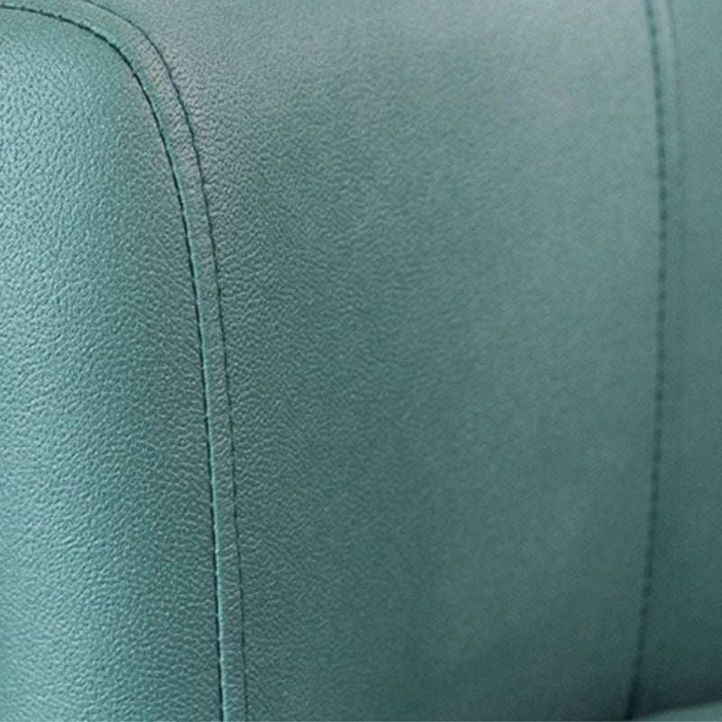 Faux Leather Chair 21.2" L x21.2" W x29.5" H Arms Included Chair Clearhalo 'Accent Chairs' 'accent_chairs' 'Chairs & Seating' 'furn' 'furn_accent_chairs' 'Furniture' 'furniture_accent_chairs' 'Living Room Furniture' 5058319