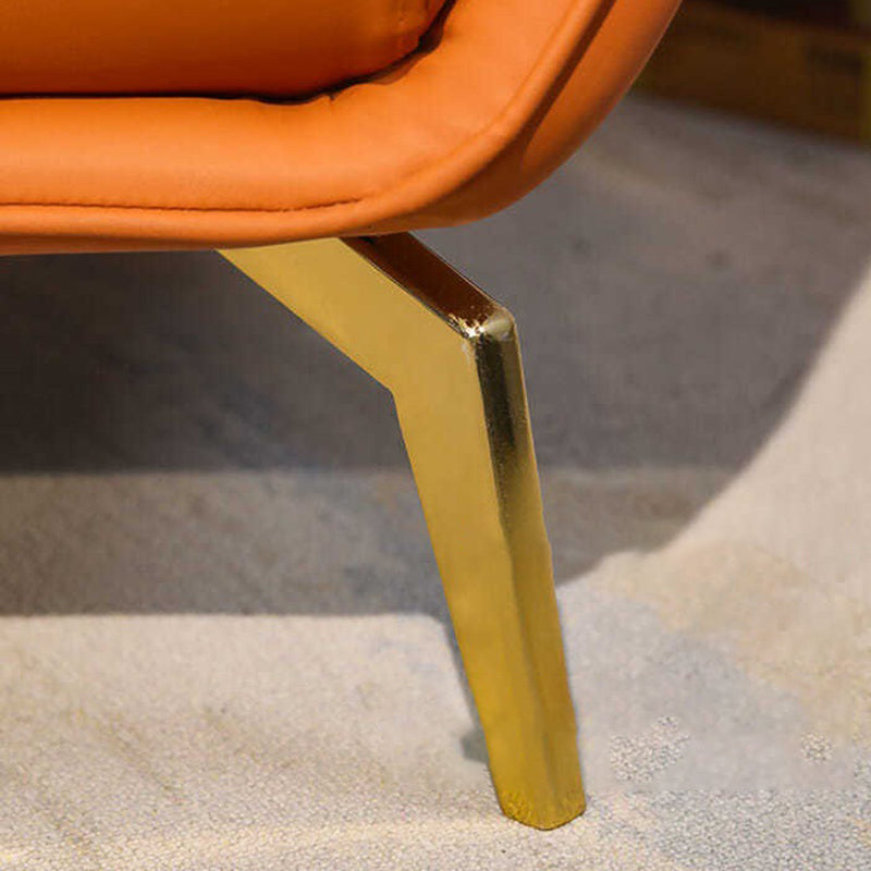 Faux Leather Chair30.7" L x36.6" W x 33.8" H Arms Included Chair Clearhalo 'Accent Chairs' 'accent_chairs' 'Chairs & Seating' 'furn' 'furn_accent_chairs' 'Furniture' 'furniture_accent_chairs' 'Living Room Furniture' 5058350