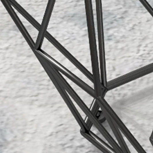 19.6"tall Modern Metal Frame Base Glass Octagonal Coffee Table Clearhalo 'Coffee & Accent Tables' 'Coffee Tables' 'coffee_tables' 'Furniture' 'furniture_coffee_tables' 'Living Room Furniture' 5058635