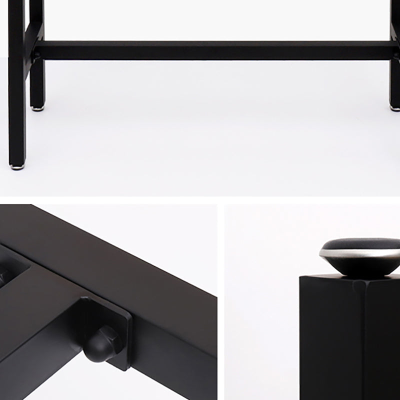 Footrest Outdoor Cocktail Bar Table Industrial Wood Rectangle Counter Table Clearhalo 'Bar Furniture' 'Bar Tables' 'bar_tables' 'furn' 'furn_bar_tables' 'Furniture' 'furniture_bar_tables' 'Kitchen & Dining Furniture' 5061182