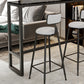 Marble Indoor Counter-height Pub Table Rectangle Footrest Bar Dining Table Clearhalo 'Bar Furniture' 'Bar Tables' 'bar_tables' 'furn' 'furn_bar_tables' 'Furniture' 'furniture_bar_tables' 'Kitchen & Dining Furniture' 5061272