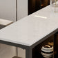 Marble Indoor Counter-height Pub Table Rectangle Footrest Bar Dining Table Clearhalo 'Bar Furniture' 'Bar Tables' 'bar_tables' 'furn' 'furn_bar_tables' 'Furniture' 'furniture_bar_tables' 'Kitchen & Dining Furniture' 5061273