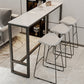 Marble Indoor Counter-height Pub Table Rectangle Footrest Bar Dining Table Clearhalo 'Bar Furniture' 'Bar Tables' 'bar_tables' 'furn' 'furn_bar_tables' 'Furniture' 'furniture_bar_tables' 'Kitchen & Dining Furniture' 5061278