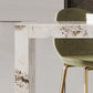 Indoor Double Pedestal Bar Height Table Contemporary Stone Rectangle Pub Table Clearhalo 'Bar Furniture' 'Bar Tables' 'bar_tables' 'furn' 'furn_bar_tables' 'Furniture' 'furniture_bar_tables' 'Kitchen & Dining Furniture' 5061312