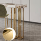 Indoor Double Pedestal Bar Height Table Contemporary Stone Rectangle Pub Table Clearhalo 'Bar Furniture' 'Bar Tables' 'bar_tables' 'furn' 'furn_bar_tables' 'Furniture' 'furniture_bar_tables' 'Kitchen & Dining Furniture' 5061313