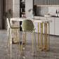 Indoor Double Pedestal Bar Height Table Contemporary Stone Rectangle Pub Table Clearhalo 'Bar Furniture' 'Bar Tables' 'bar_tables' 'furn' 'furn_bar_tables' 'Furniture' 'furniture_bar_tables' 'Kitchen & Dining Furniture' 5061317