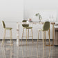 Indoor Double Pedestal Bar Height Table Contemporary Stone Rectangle Pub Table Clearhalo 'Bar Furniture' 'Bar Tables' 'bar_tables' 'furn' 'furn_bar_tables' 'Furniture' 'furniture_bar_tables' 'Kitchen & Dining Furniture' 5061318