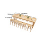 Dining Room Pine Wood Counter Table 42-inch Height Contemporary Bar Table Clearhalo 'Bar Furniture' 'Bar Tables' 'bar_tables' 'furn' 'furn_bar_tables' 'Furniture' 'furniture_bar_tables' 'Kitchen & Dining Furniture' 5061447