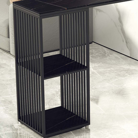 Living Room Modern Bar Table 42-inch Height Stone Top Bistro Table Clearhalo 'Bar Furniture' 'Bar Tables' 'bar_tables' 'furn' 'furn_bar_tables' 'Furniture' 'furniture_bar_tables' 'Kitchen & Dining Furniture' 5061461