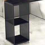 Living Room Modern Bar Table 42-inch Height Stone Top Bistro Table Clearhalo 'Bar Furniture' 'Bar Tables' 'bar_tables' 'furn' 'furn_bar_tables' 'Furniture' 'furniture_bar_tables' 'Kitchen & Dining Furniture' 5061461