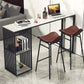 Living Room Modern Bar Table 42-inch Height Stone Top Bistro Table Clearhalo 'Bar Furniture' 'Bar Tables' 'bar_tables' 'furn' 'furn_bar_tables' 'Furniture' 'furniture_bar_tables' 'Kitchen & Dining Furniture' 5061463