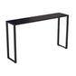 Living Room Modern Bar Table 42-inch Height Stone Top Bistro Table Black Storage Not Included Clearhalo 'Bar Furniture' 'Bar Tables' 'bar_tables' 'furn' 'furn_bar_tables' 'Furniture' 'furniture_bar_tables' 'Kitchen & Dining Furniture' 5061465