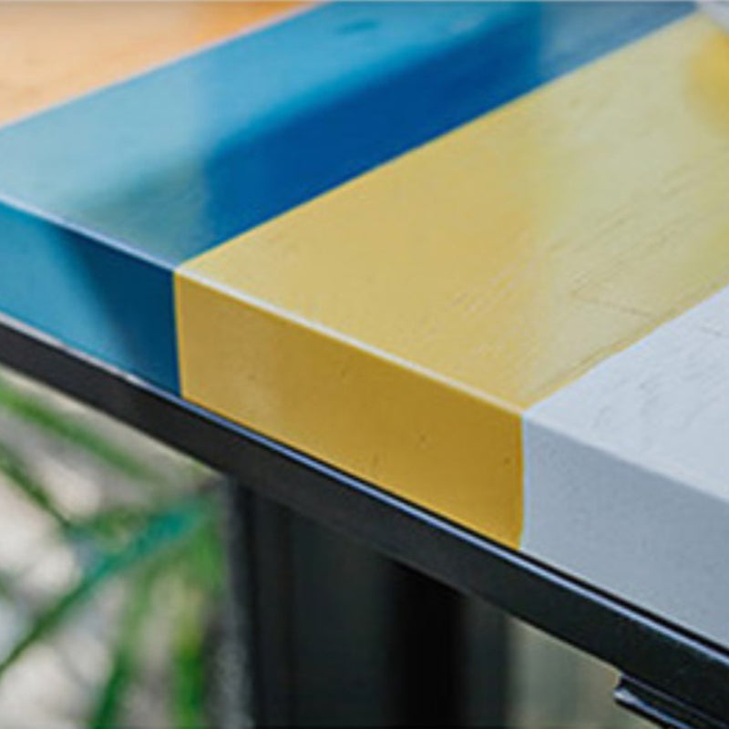 Wood Rectangle Top Bar Table 42-inch Height Industrial Style Bar Table Clearhalo 'Bar Furniture' 'Bar Tables' 'bar_tables' 'furn' 'furn_bar_tables' 'Furniture' 'furniture_bar_tables' 'Kitchen & Dining Furniture' 5061497