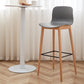 Modern Style Plastic Bar-stool Wooden Counter Bar Stool for Home Clearhalo 'Bar Furniture' 'Bar Stools' 'bar_stools' 'furn' 'furn_bar_stools' 'Furniture' 'furniture_bar_stools' 'Kitchen & Dining Furniture' 5061525