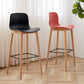 Modern Style Plastic Bar-stool Wooden Counter Bar Stool for Home Clearhalo 'Bar Furniture' 'Bar Stools' 'bar_stools' 'furn' 'furn_bar_stools' 'Furniture' 'furniture_bar_stools' 'Kitchen & Dining Furniture' 5061527