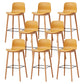 Modern Style Plastic Bar-stool Wooden Counter Bar Stool for Home Ginger 8 Piece Set Bar Stool(30"H) Clearhalo 'Bar Furniture' 'Bar Stools' 'bar_stools' 'furn' 'furn_bar_stools' 'Furniture' 'furniture_bar_stools' 'Kitchen & Dining Furniture' 5061549