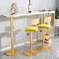 Glam Liftable Backrest Counter Stool Iron Cafe Bar Stool with Velvet Cushion and Pedal Clearhalo 'Bar Furniture' 'Bar Stools' 'bar_stools' 'furn' 'furn_bar_stools' 'Furniture' 'furniture_bar_stools' 'Kitchen & Dining Furniture' 5062049