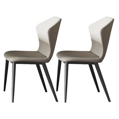 Modern Sintered Stone Top Dining Set Rectangle 1/2/4/5/6/7 Pieces Dining Room Table Set 2 White Chairs Clearhalo 'Dining Room Sets' 'Dining Tables & Seating' 'dining_room_set' 'furn' 'furn_dining_room_set' 'Furniture' 'furniture_dining_room_set' 'Kitchen & Dining Furniture' 5062371