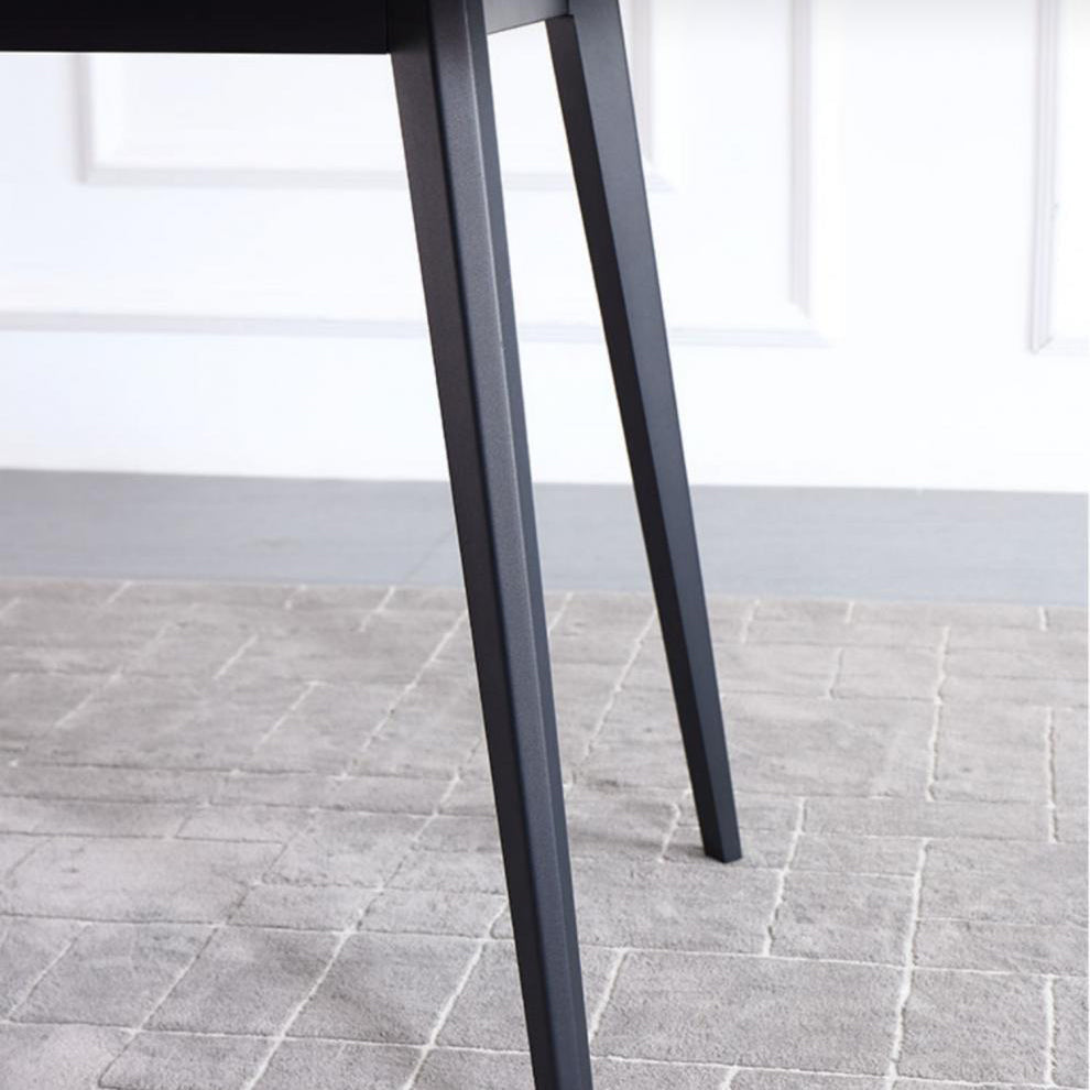 Designer Style Sintered Stone Dining Set Rectangle 1/4/5/7 Pieces Dining Room Table Set Clearhalo 'Dining Room Sets' 'Dining Tables & Seating' 'dining_room_set' 'furn' 'furn_dining_room_set' 'Furniture' 'furniture_dining_room_set' 'Kitchen & Dining Furniture' 5062464