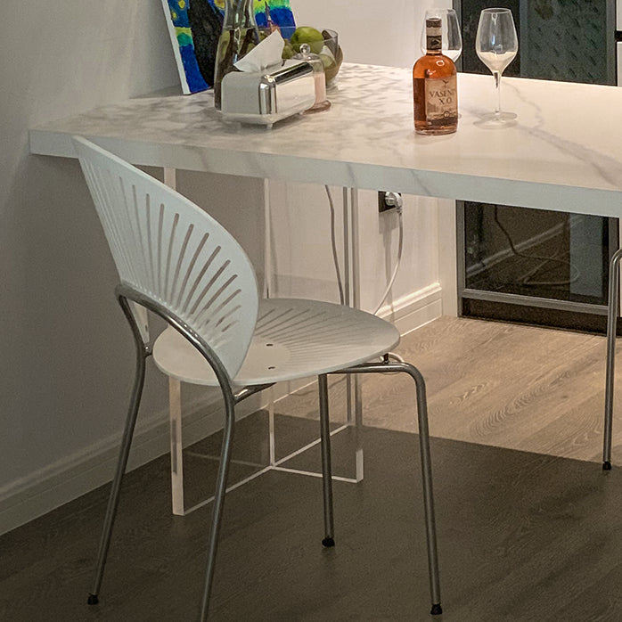 Modern Acrylic Dining Table Set 1/2/3/5 Pieces Rectangle Sintered Stone Top Dinette Set Clearhalo 'Dining Room Sets' 'Dining Tables & Seating' 'dining_room_set' 'furn' 'furn_dining_room_set' 'Furniture' 'furniture_dining_room_set' 'Kitchen & Dining Furniture' 5062481