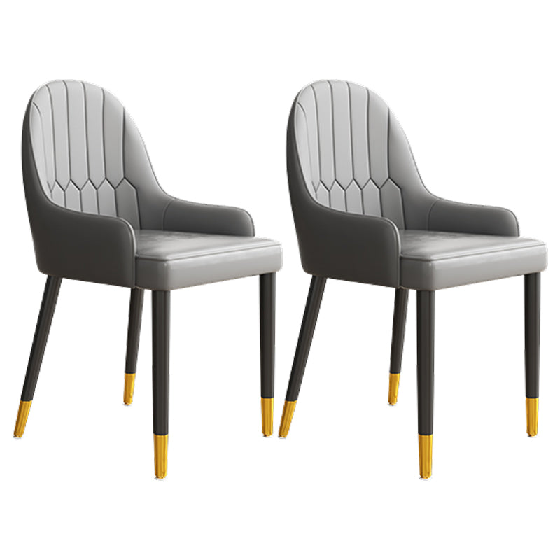 Modern Rectangle Dining Table Set 1/2/5/7 Pieces Grey Sintered Stone Top Dinette Set 2 Grey Chairs Clearhalo 'Dining Room Sets' 'Dining Tables & Seating' 'dining_room_set' 'furn' 'furn_dining_room_set' 'Furniture' 'furniture_dining_room_set' 'Kitchen & Dining Furniture' 5062494